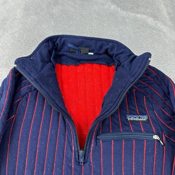 Patagonia Vintage Quilted Pullover Quarter Zip Women's Size Small Style 40400 - Picture 3 of 15